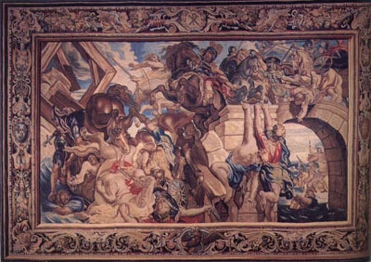 Peter Paul Rubens The Battle of the Milvian Bridge,from The Life of Constantine (mk01)